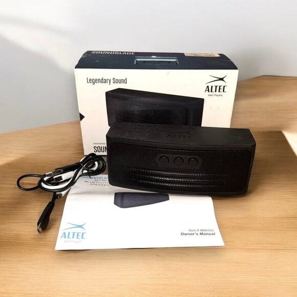 Altec Lansing IMW545-BLK Soundblade Mobile Bluetooth Speaker - Picture 1 of 4